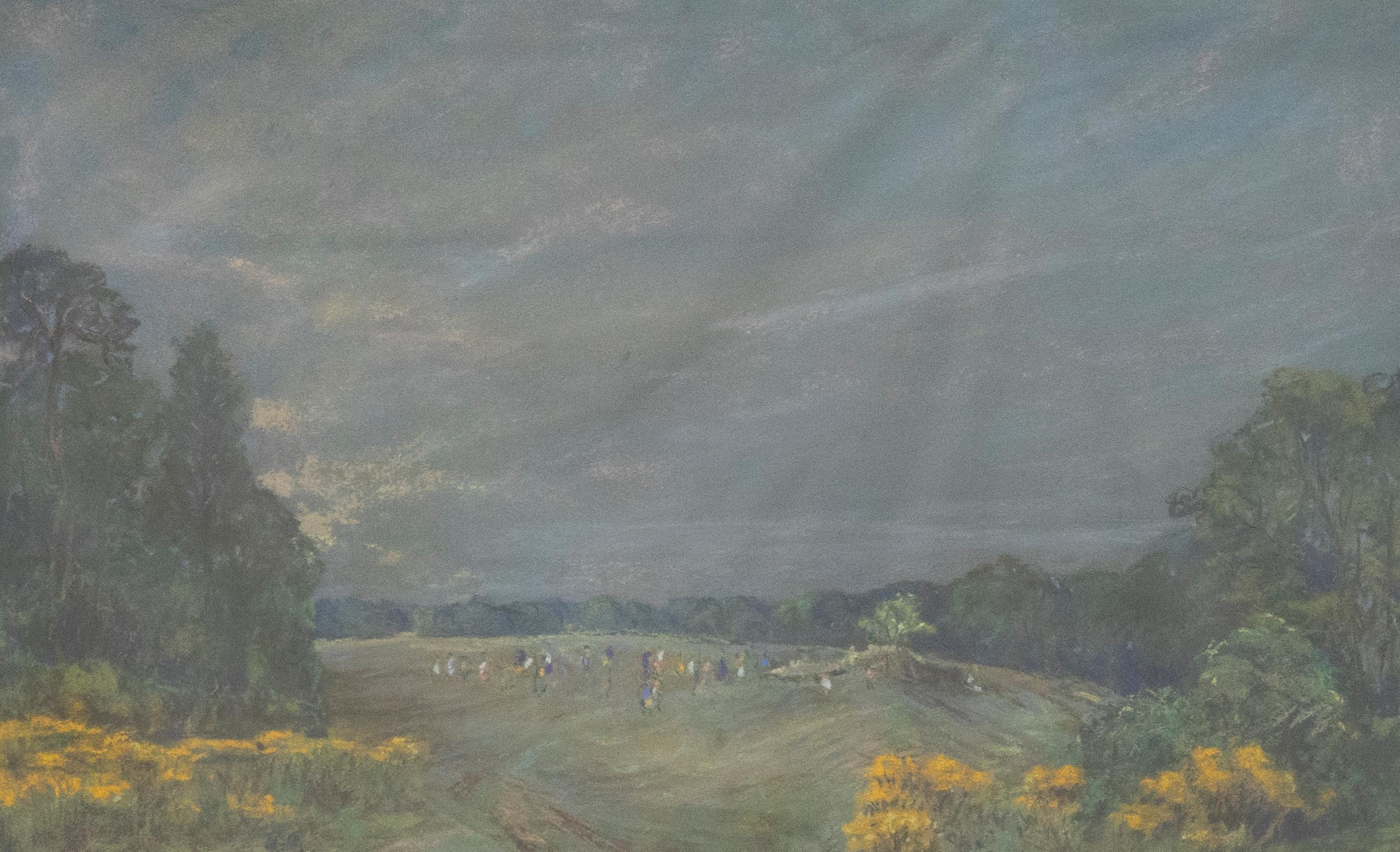 E. H. Chetwood-Aitken - Pastel enmarcado de finales del siglo XIX, Niños jugando - Art de Unknown