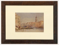 William Alister Macdonald (1861-1948) - Framed 1903 Watercolour, Venezia