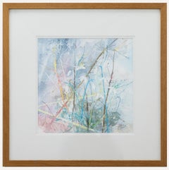 A. Cotterill - Framed Contemporary Watercolour, Snowdrops & Seed Heads