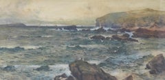 Joseph H. Clayton (fl.1891-1929) - Framed Watercolour, Sailing Round Headland