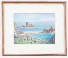 Mary Quine - Gerahmtes Contemporary Pastel, Jura From Mull