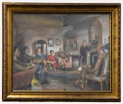 Catherine Moody - 1954 Pastel, Writers’ Circle at Lorne Lodge Festival