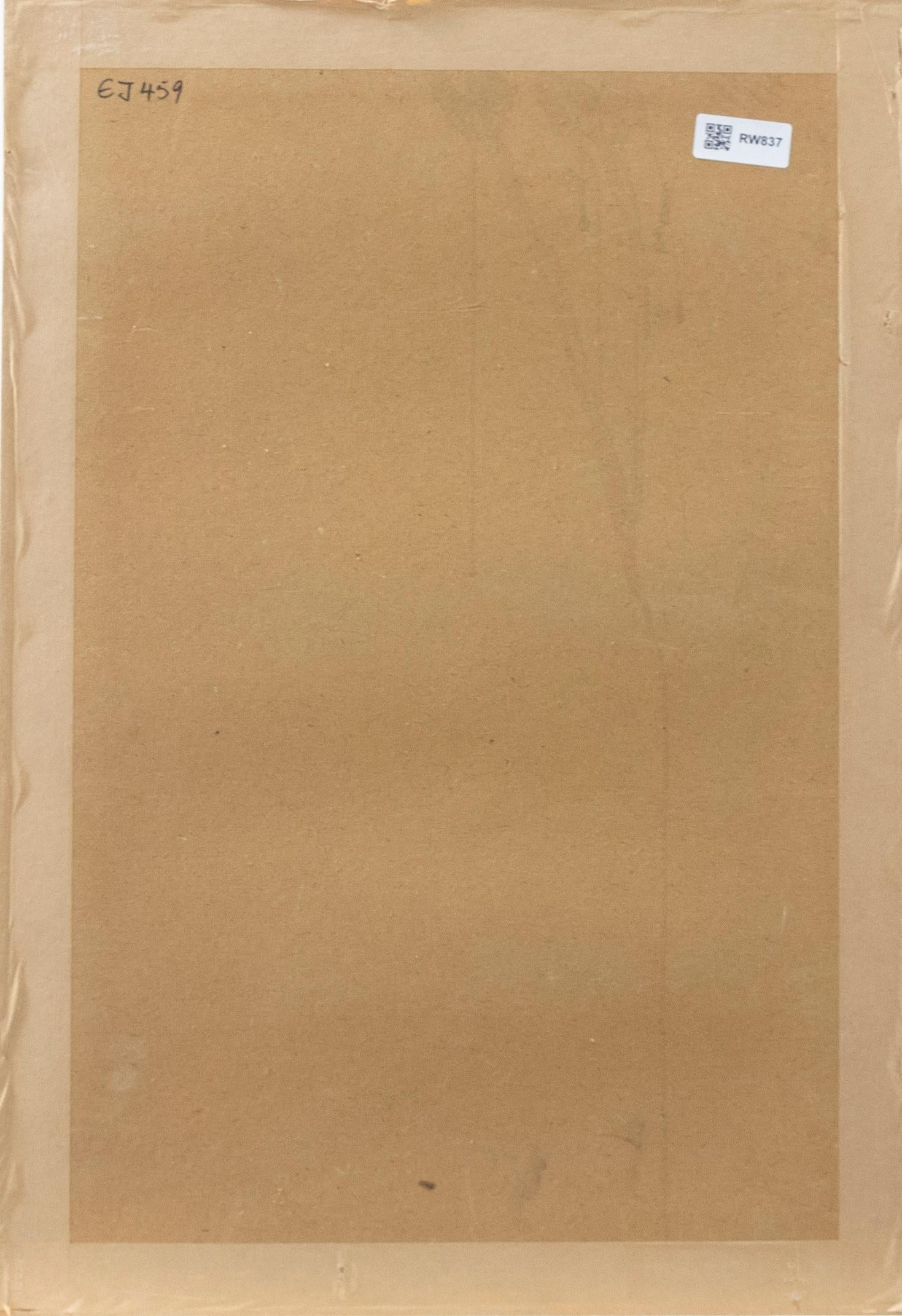 Ewart Johns (1923-2013) - 1958 Dessin au graphite, Femme assise, nue