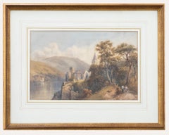 Thomas Miles Richardson Jnr. RSA, RSW (1813-1890) - 1869 Watercolour, A Church