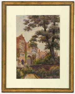 M. Ilchester - Framed Late 19th Century Watercolour, Holland House