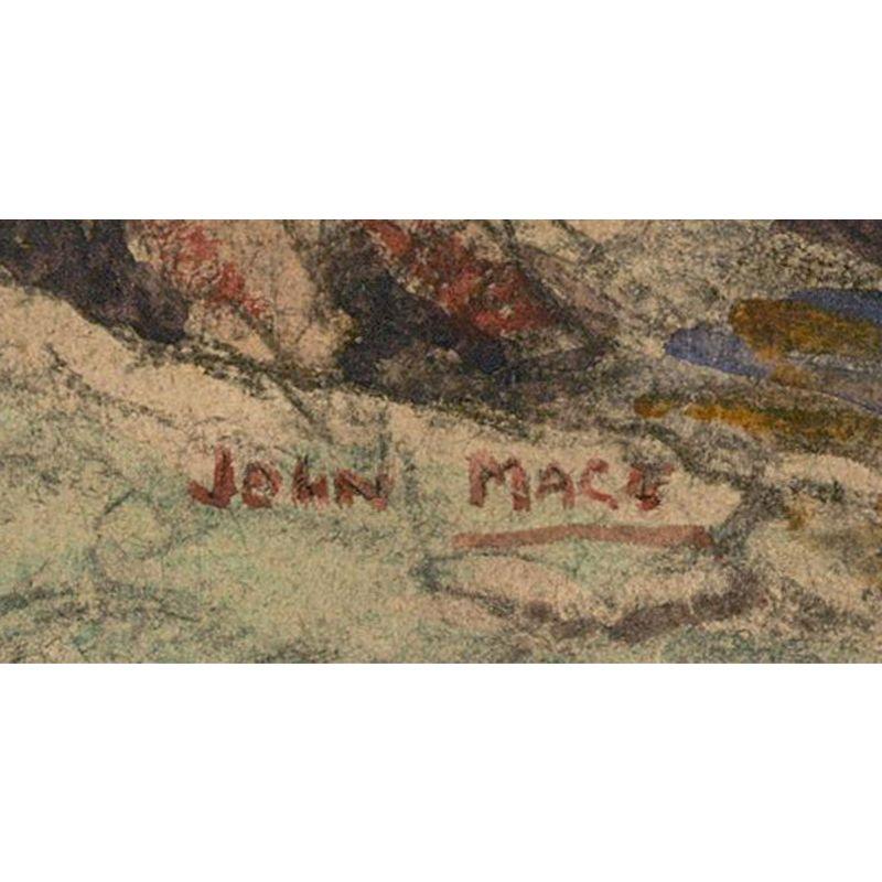 John Mace RBA (1889-1952) - Early 20th Century Watercolour, The Stone Bridge For Sale 1
