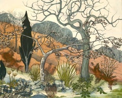 Daphne Hurn – Aquarell des 20. Jahrhunderts, erste Zeichen des Frühlings