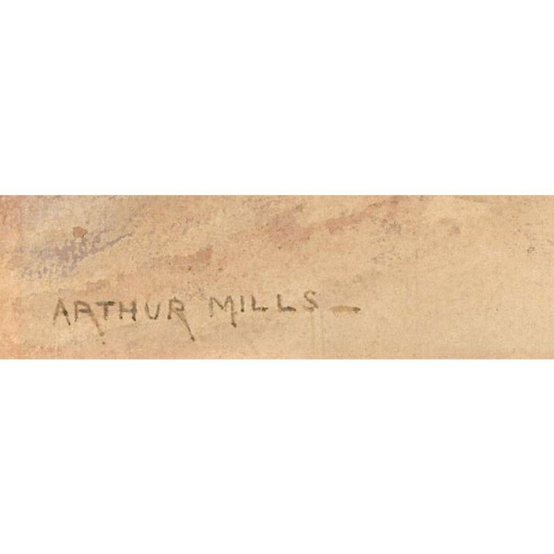 Arthur Wallis Mills (1876-1940) - Watercolour, Near Blaydon, Oxford For Sale 1