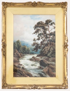 Henry Hillier Parker (1858-1930) - Framed Watercolour, Falls at Killin