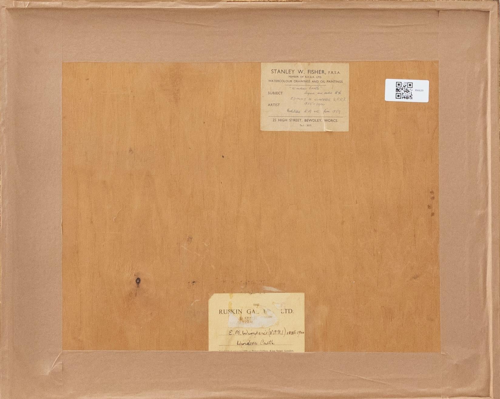 Edmund Morison Wimperis (1835-1900) - 1876 Watercolour, Windsor Castle For Sale 1