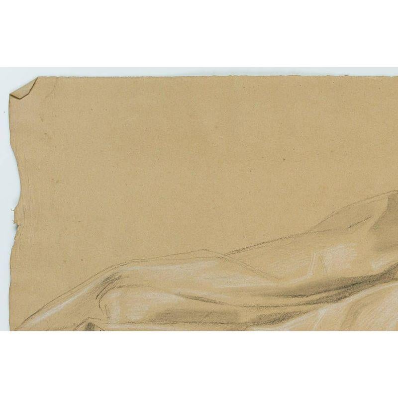 Trajan Wallis (1794 Florence - 1892 ): Study of the garment on a reclining female nude, 19th century, Pencil

Technique: White heightened Pencil on Paper

Date: 19th century

Provenance: From the estate of the artist.

 

Verso: Indication of a