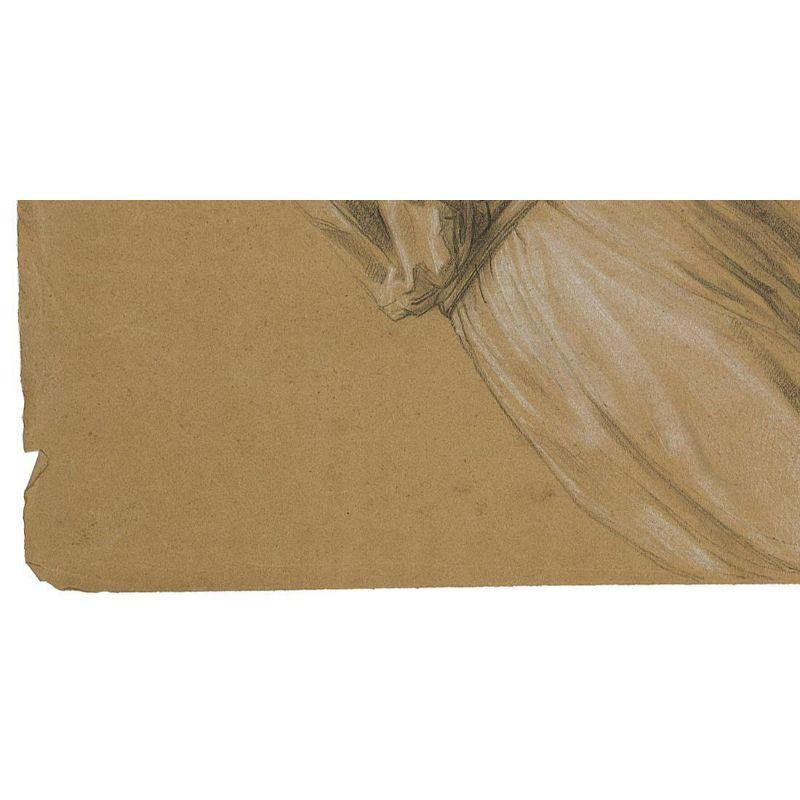 Trajan Wallis (1794 Florence - 1892 ): Garment Study as Ancient Costume Drapery, 19th century, Charcoal

Technique: Charcoal on Paper

Date: 19th century

Provenance: From the estate of the artist.

 

Verso: numbered: 20
