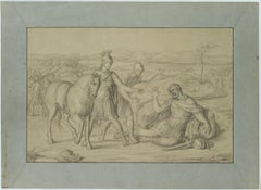 Antique Trajan Wallis (1794-1892): Scipio refuses the rescue