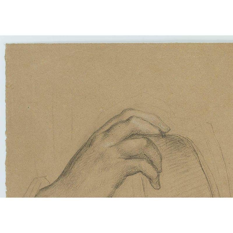 Trajan Wallis (1794 Florence - 1892 ): Hand study with book, c. 1820, Pencil

Technique: Pencil on Paper

Date: c. 1820

Description:  Watermark: 