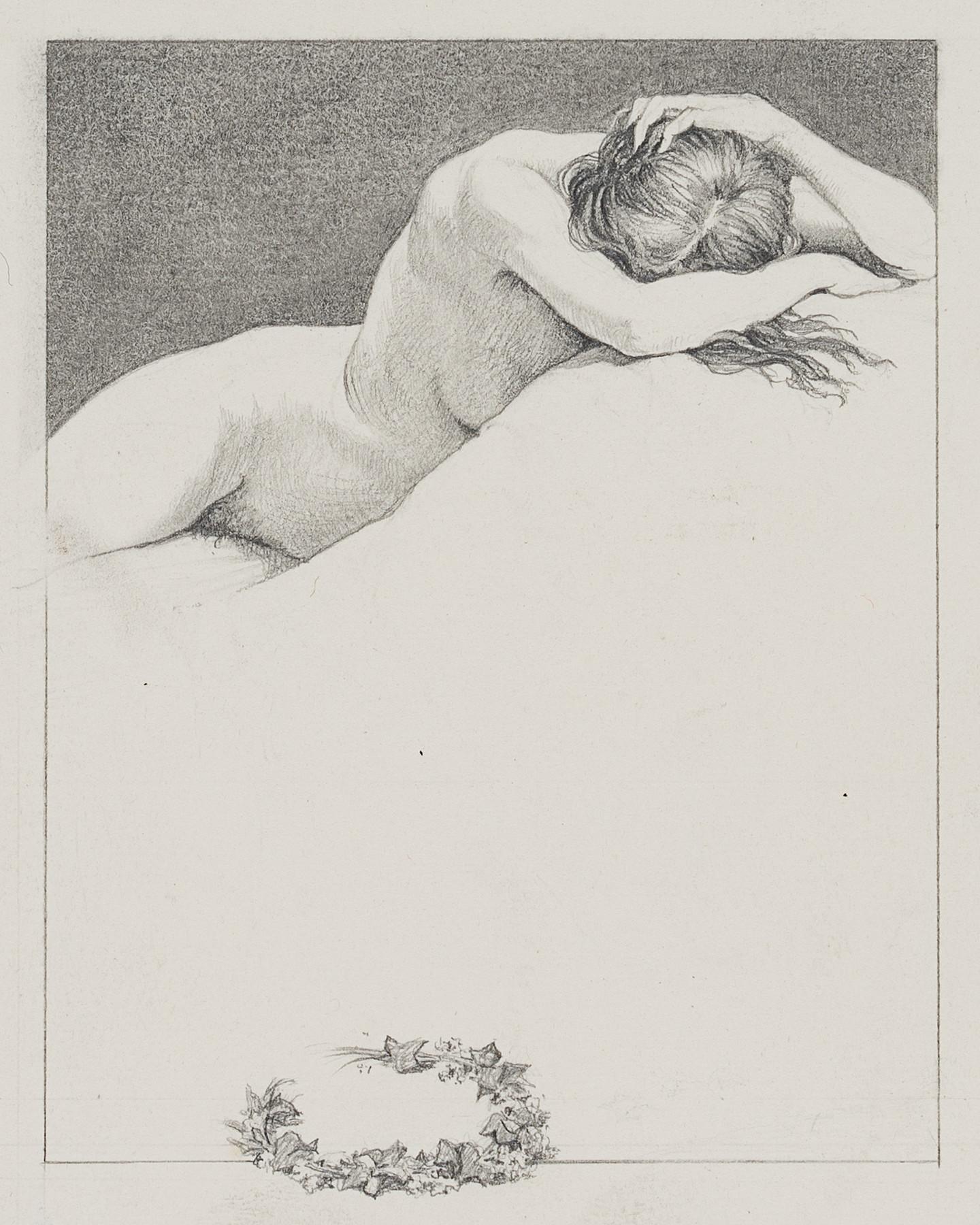 Carl August Walther Figurative Art - Sleeping IV