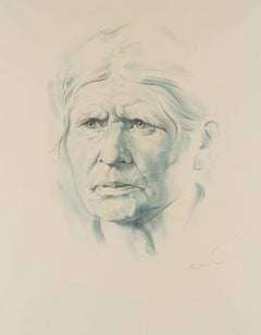 Vintage Portrait of an old woman