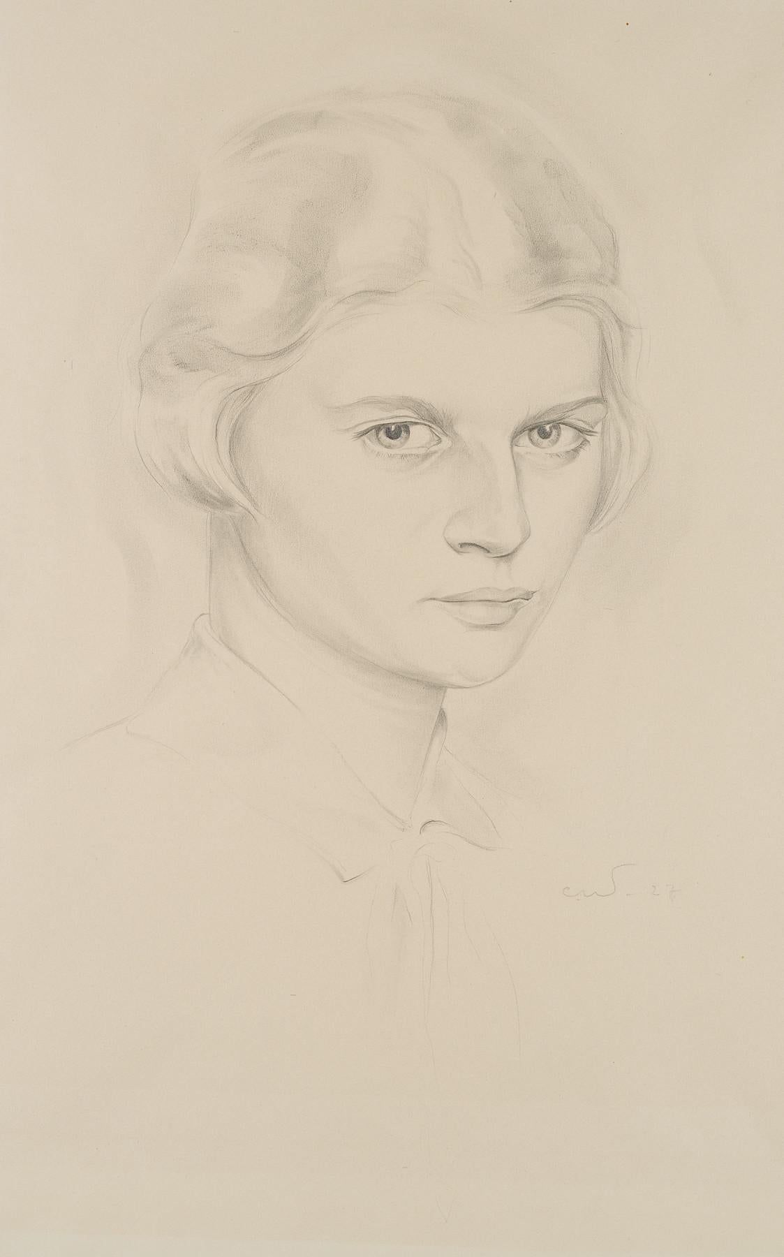 Portrait of the daughter Eva