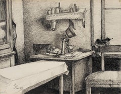 Interior with coffee pot