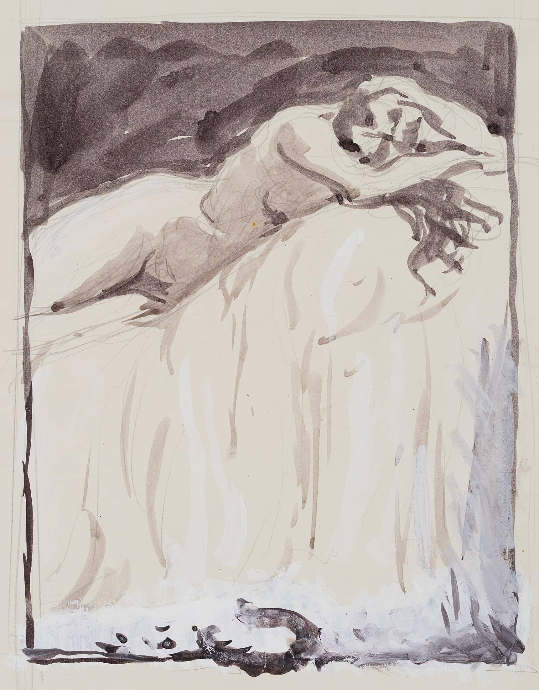 Carl August Walther Nude - Sleeping II