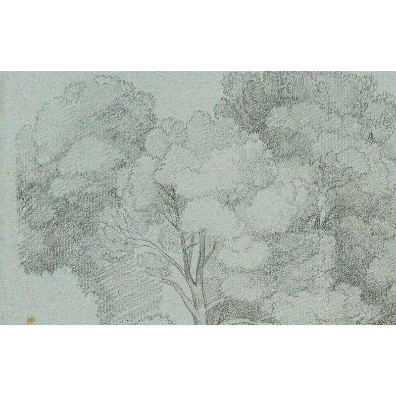Sketch of a piece of forest - Romantic Art by George Augustus Wallis