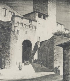 Vintage Arco dei Becci in San Gimignano