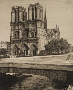 Vintage Notre Dame de Paris