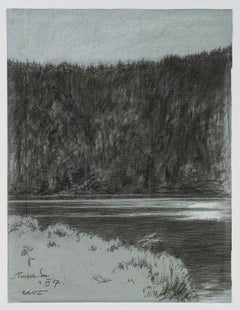 The shore of the Devil's Lake