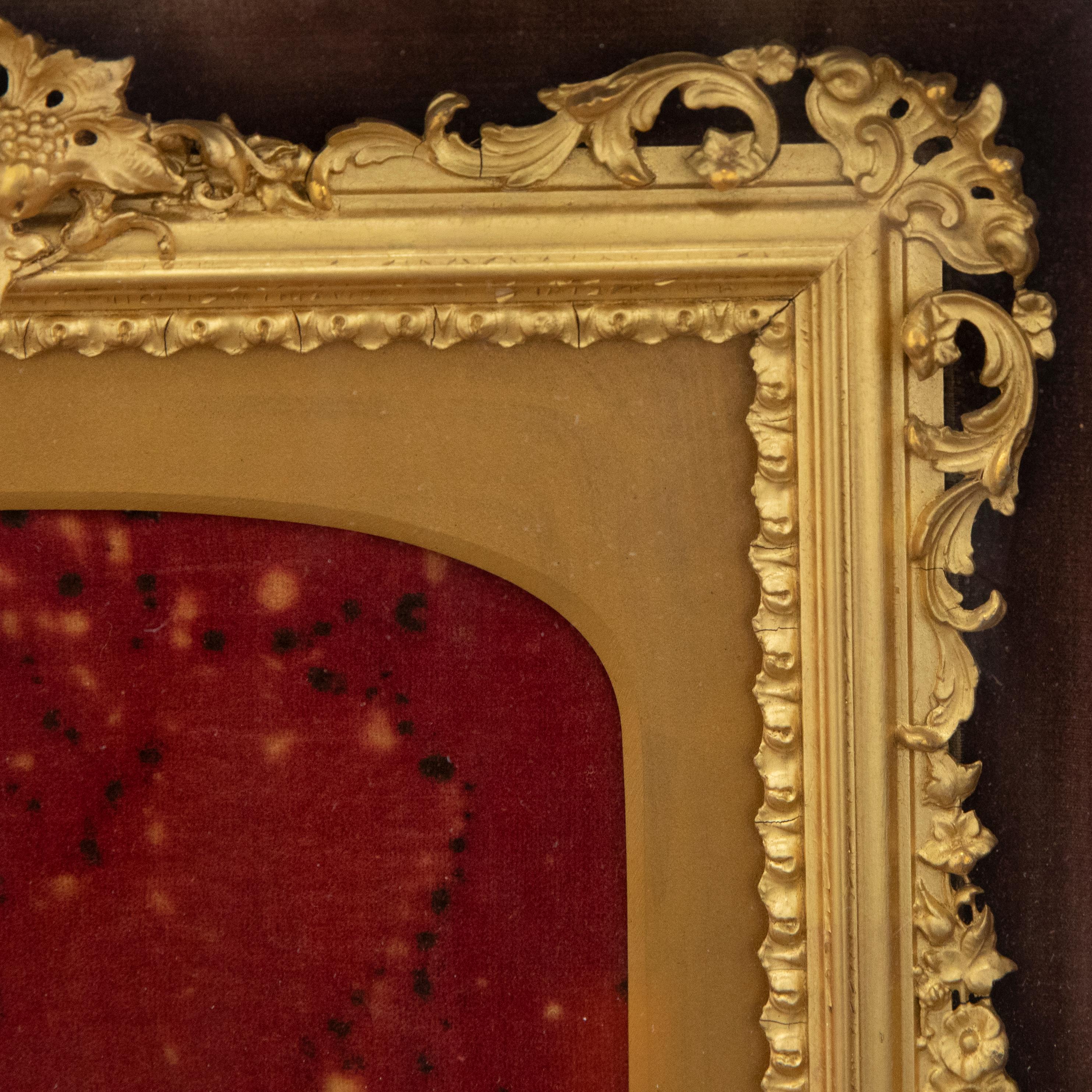 Original Frame Unknown - Ornate 19th Century Gilt Picture Frame in Original Case For ...