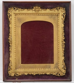 Ornate 19th Century Gilt Picture Frame in Original Case