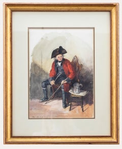 Circle of Lady Elizabeth Butler (1846-1933) - Watercolour, A Chelsea Pensioner