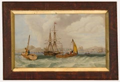 Style of Abraham Hulk (1813-1897) - 19th Century Watercolour, A Busy Port