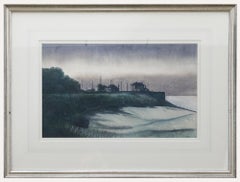 Leaper - Framed 20th Century Watercolour, The Boat Yard & Bay