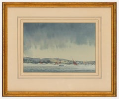 Cavendish Morton - Framed 20th Century Watercolour, Red Wings Beating
