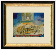 Peter Arthur - Framed Contemporary Watercolour, The Proms