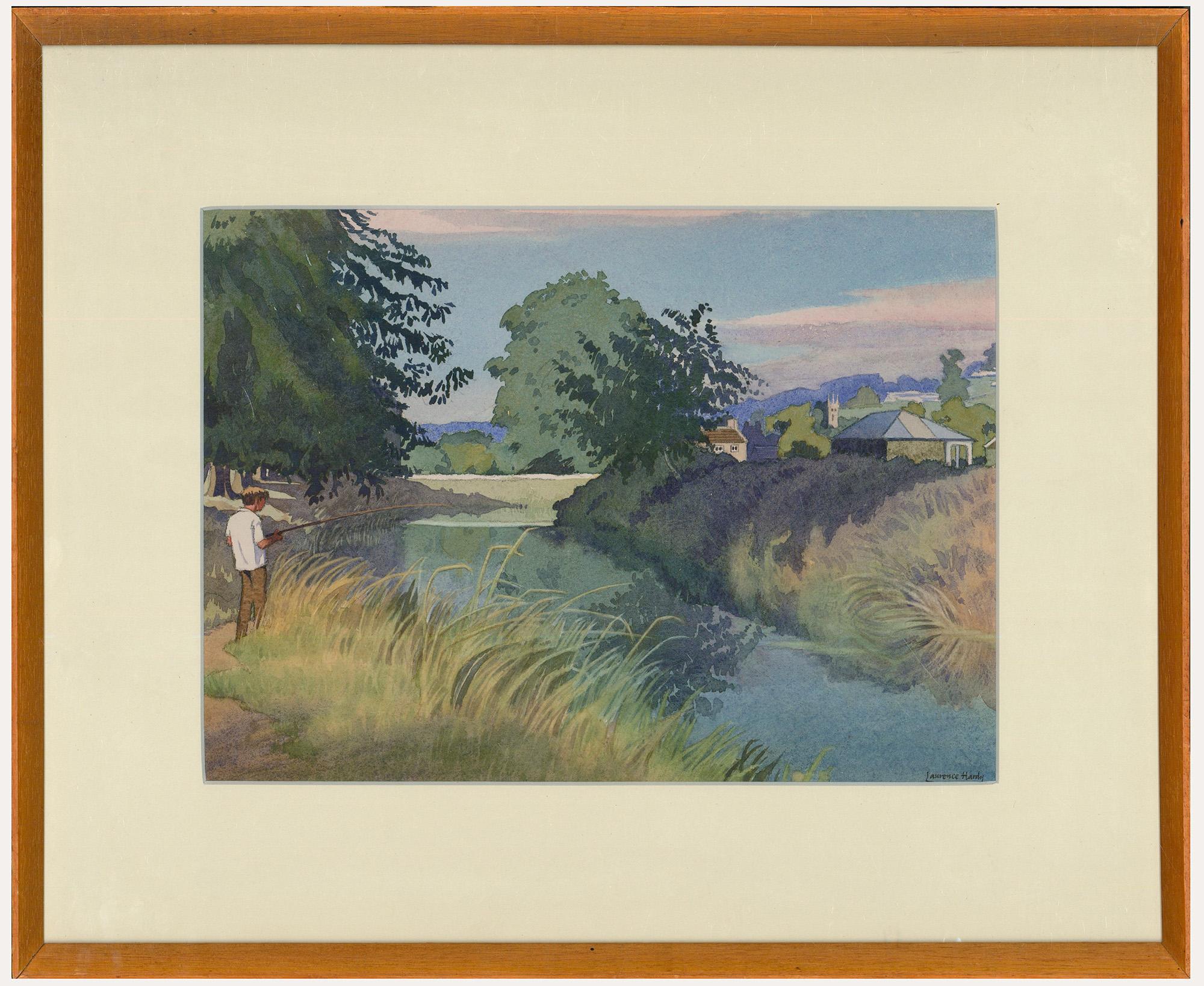 Unknown Landscape Art - Laurence Hardy - Mid 20th Century Watercolour, Summer Evening, Bathampton