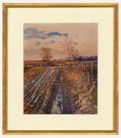 Michael Crawley - Framed 20th Century Watercolour, Autumn Morning