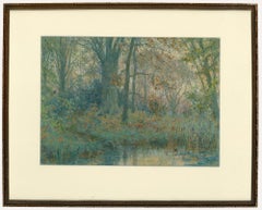 Marks - Early 20th Century Watercolour, Buckinghamshire Woodland