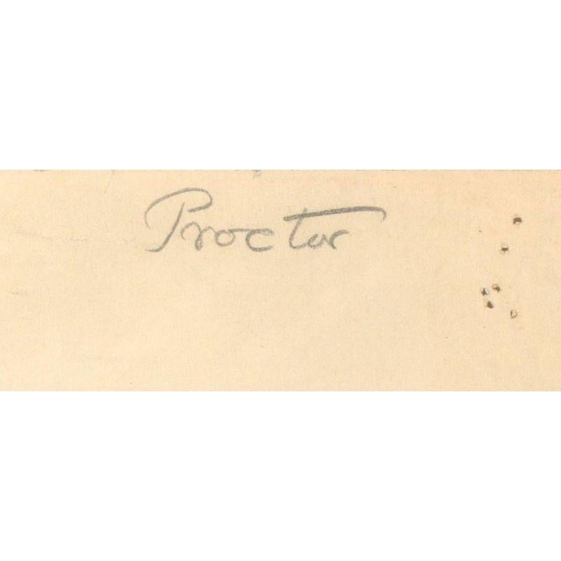 Ernest Proctor (1886-1935) – Graphitzeichnung, Studie einer Dame im Angebot 1