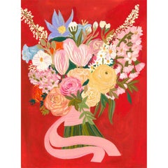 Jemma Jamie - Contemporary Gouache, Bridal Bouquet