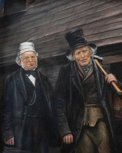 Mid 19th Century Pastel - Two John Oddys, Father and Son