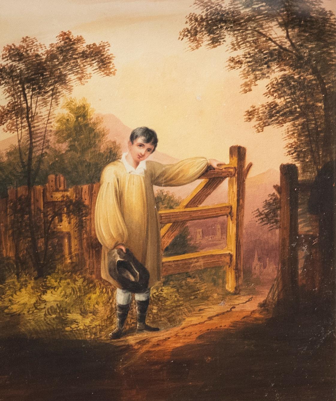 Lydia Sudall  - Early 19th Century Watercolour, At the Gate - Art by Unknown