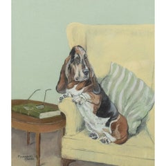 Marjorie Turner - Framed 20th Century Pastel, Room for Two