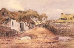 Frederick Tucker (1860-1935) - Late 19th Century Watercolour, Bedded Down