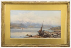 Nathaniel Everett Green (1823-1899) - Framed Watercolour, Waiting on the Tide