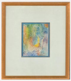 Ophelia Redpath ( b.1965) - Aquarelle du 20e siècle, Chat et sceaux
