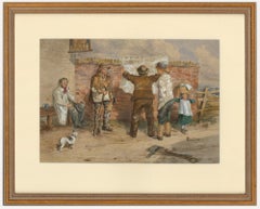 Rose Emelie Stanton (1838-1908) - 1880 Watercolour, The Return of Gladstone