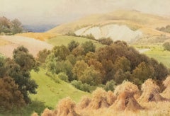 Framed Early 20th Century Watercolour - The Chalk Pits