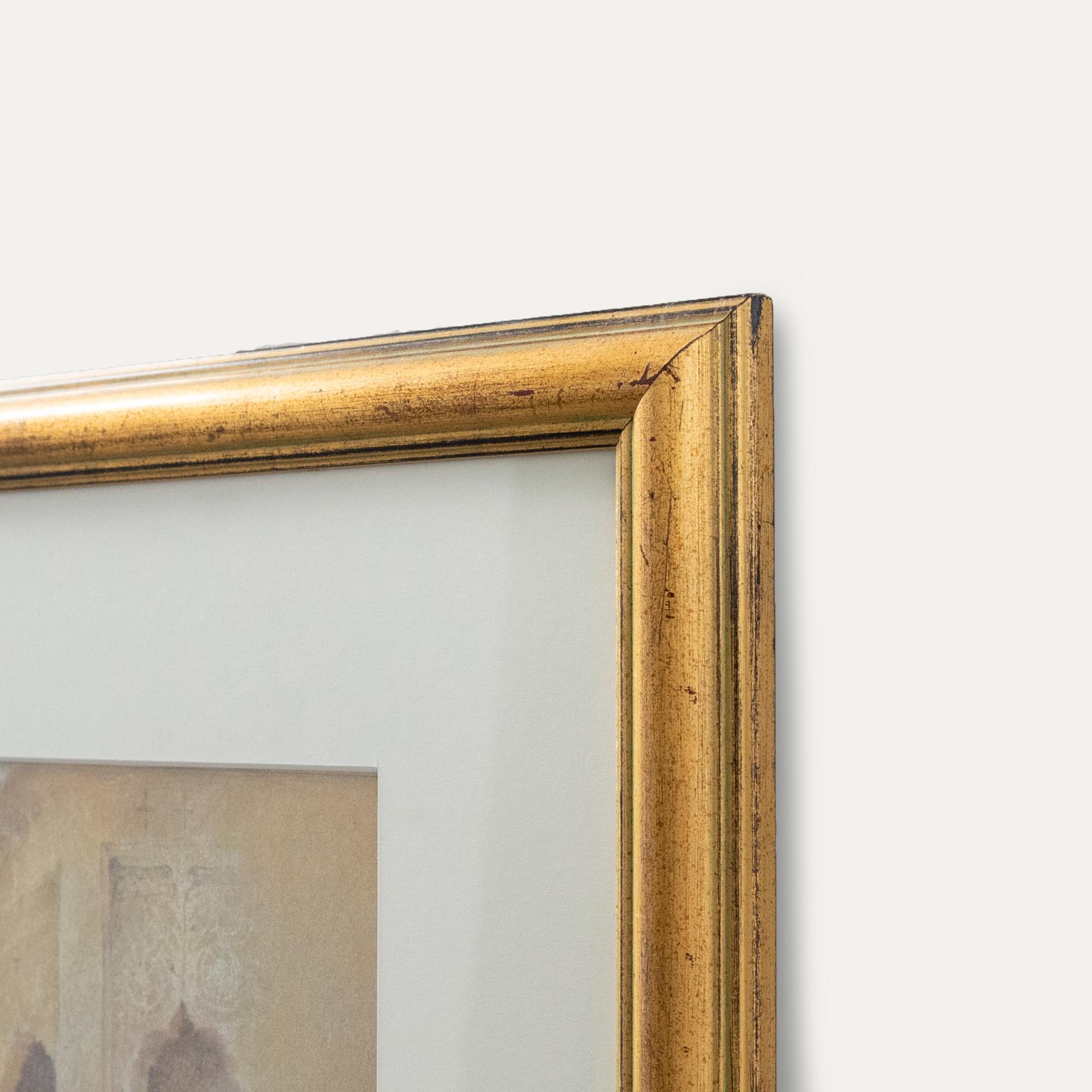 Jillian Squelch - Framed 20th Century Pastel, Morning Social For Sale 2
