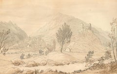 Henrietta Ann Fortescue (1765-1841) - 1818 Étude des graphites, château de Saint Mari