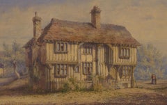 E. S. Drummond - Framed 19th Century Watercolour, Timber House at Pattenden